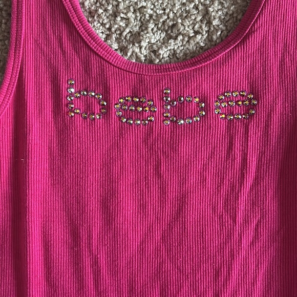 Bebe Pink Tank Top - Picture 2 of 4